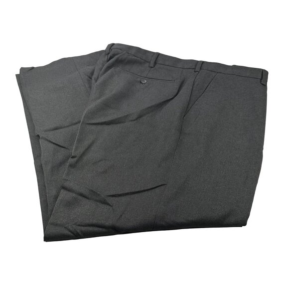 Van Heusen Men's Size 40x29 Pant Traveler Classic Fit Flat Front Gray New - Picture 2 of 16